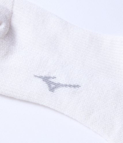 現貨|MIZUNO抗菌除臭吸濕運動襪 | WHITE/BLACK