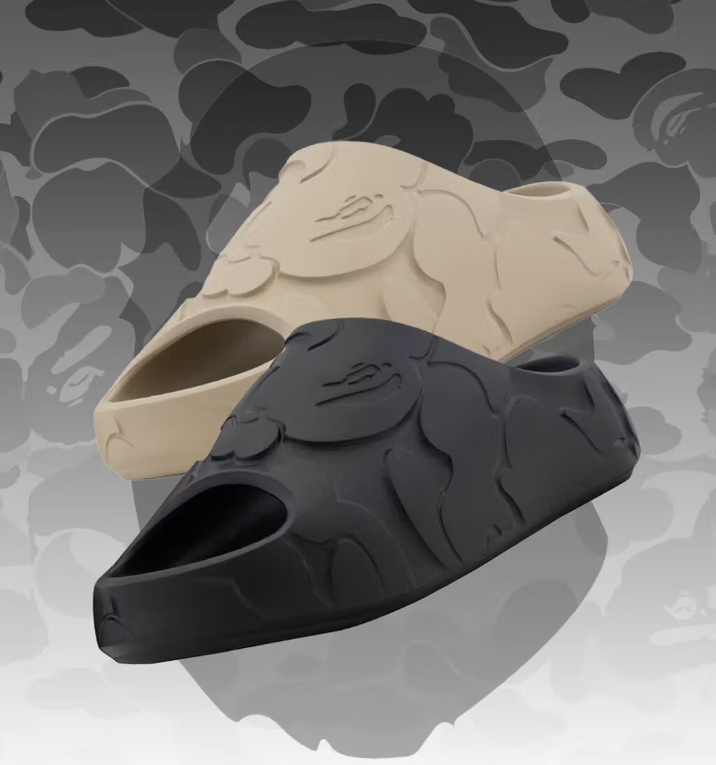 【逢甲FUZZY】Bape Slide Camo 拖鞋 壓紋 立體 猿人