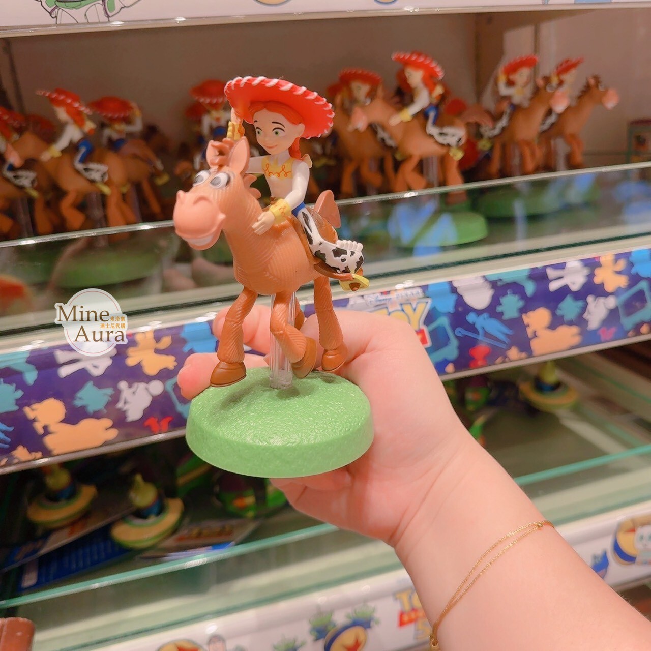 翠絲 Jessie 紅心 Bullseye 造型 玩具車 迴力車 玩具總動員 Toy Story -香港迪士尼樂園