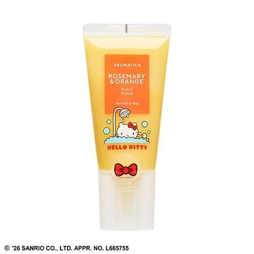 [限定] AROMATICA HELLO KITTY Rosemary & Orange Scalp Scrub 頭皮磨沙 165g