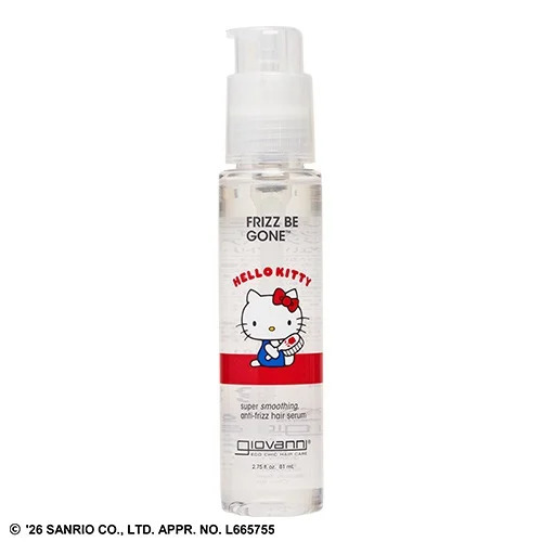[限定] COSME KITCHEN GIOVANNI HELLO KITTY Frizz Be Gone Smoothing Hair Serum 防毛躁頭髮精華 81ml