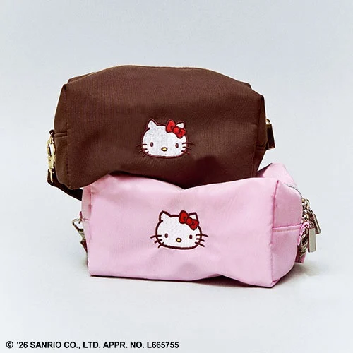 [限定] COSME KITCHEN HELLO KITTY Mini Bag Pouch 化妝包