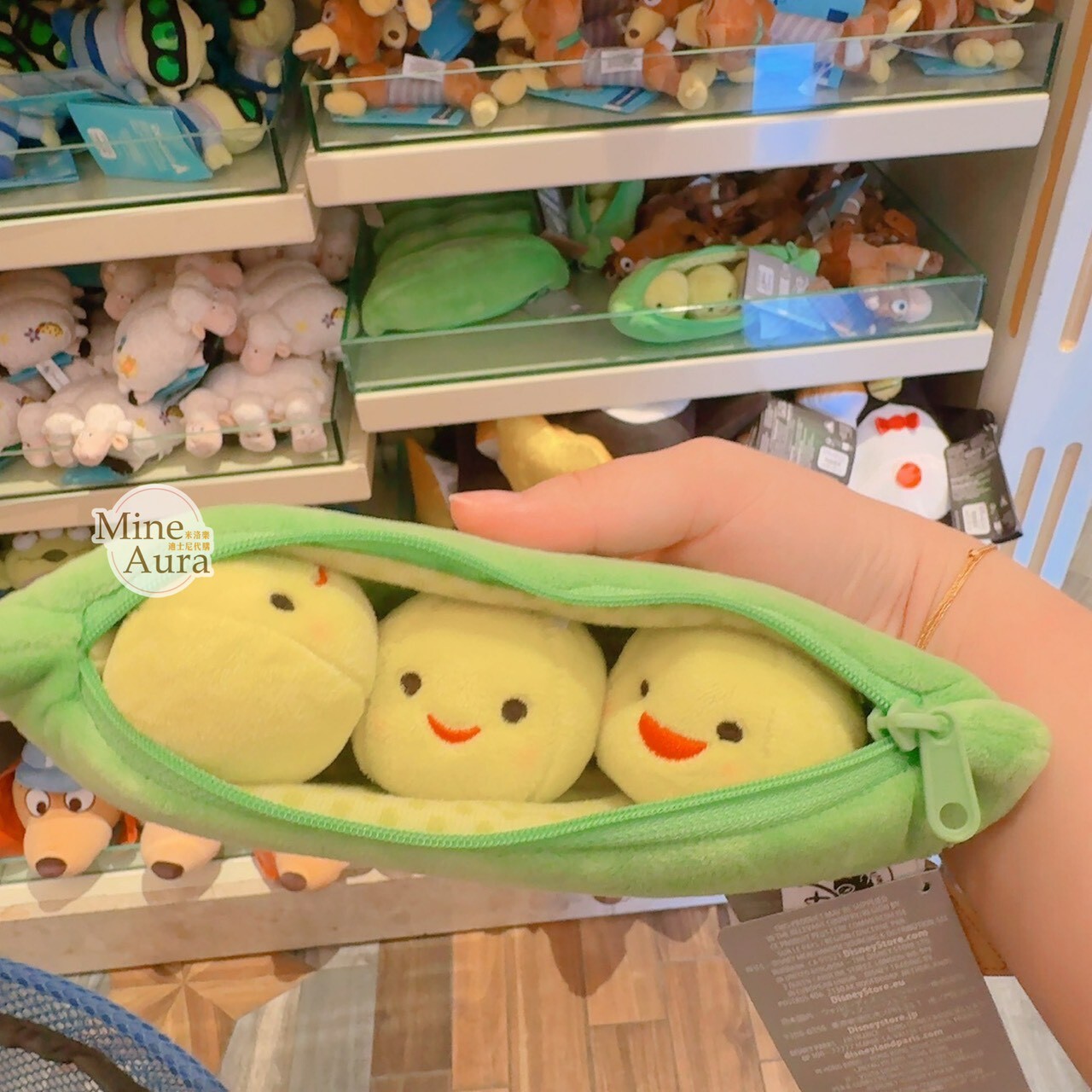 豌豆三兄弟 Peas-in-a-Pod 磁鐵 坐肩 絨毛 娃娃 公仔 玩具總動員 Toy Story -香港迪士尼樂園