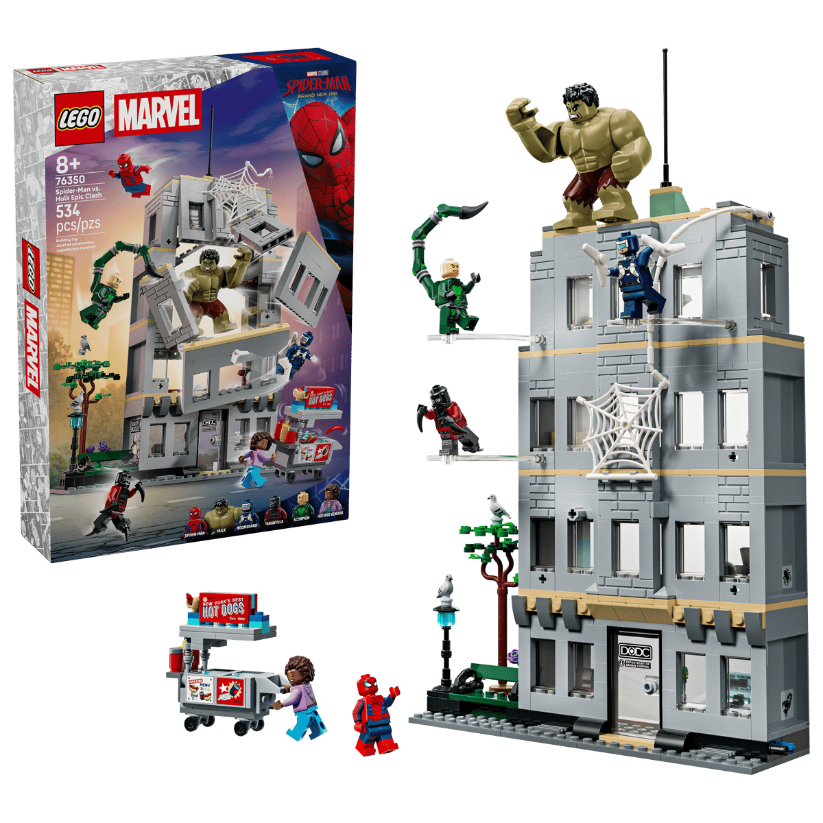 LEGO 76350 蜘蛛人和綠巨人浩克的精采激戰