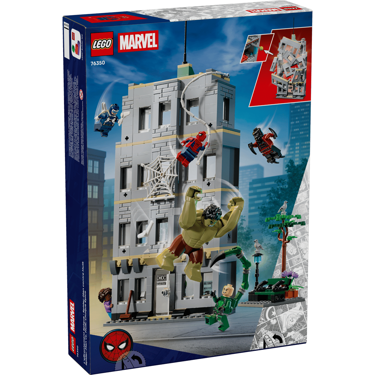 LEGO 76350 蜘蛛人和綠巨人浩克的精采激戰