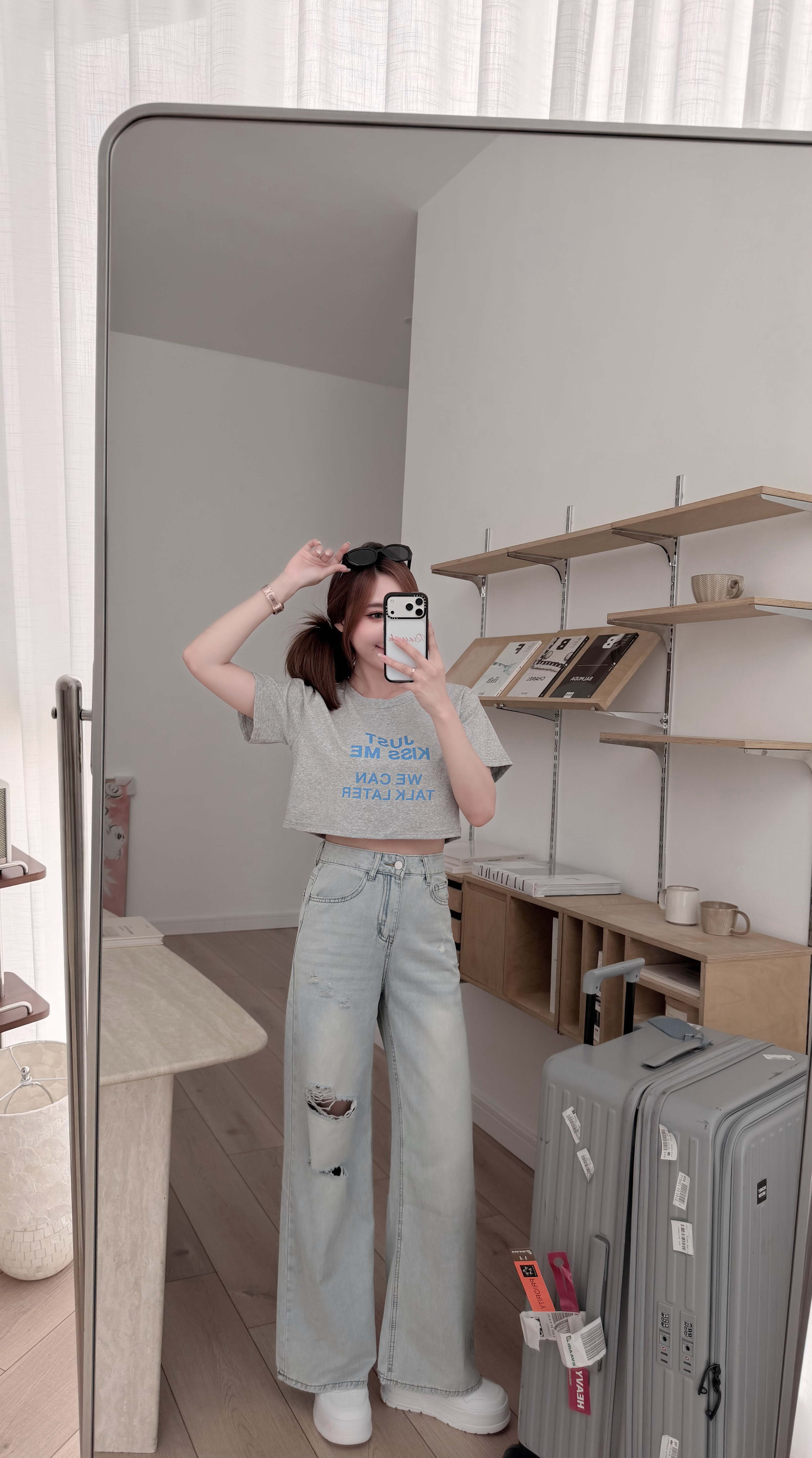 M162 「激優短版英文TEE」