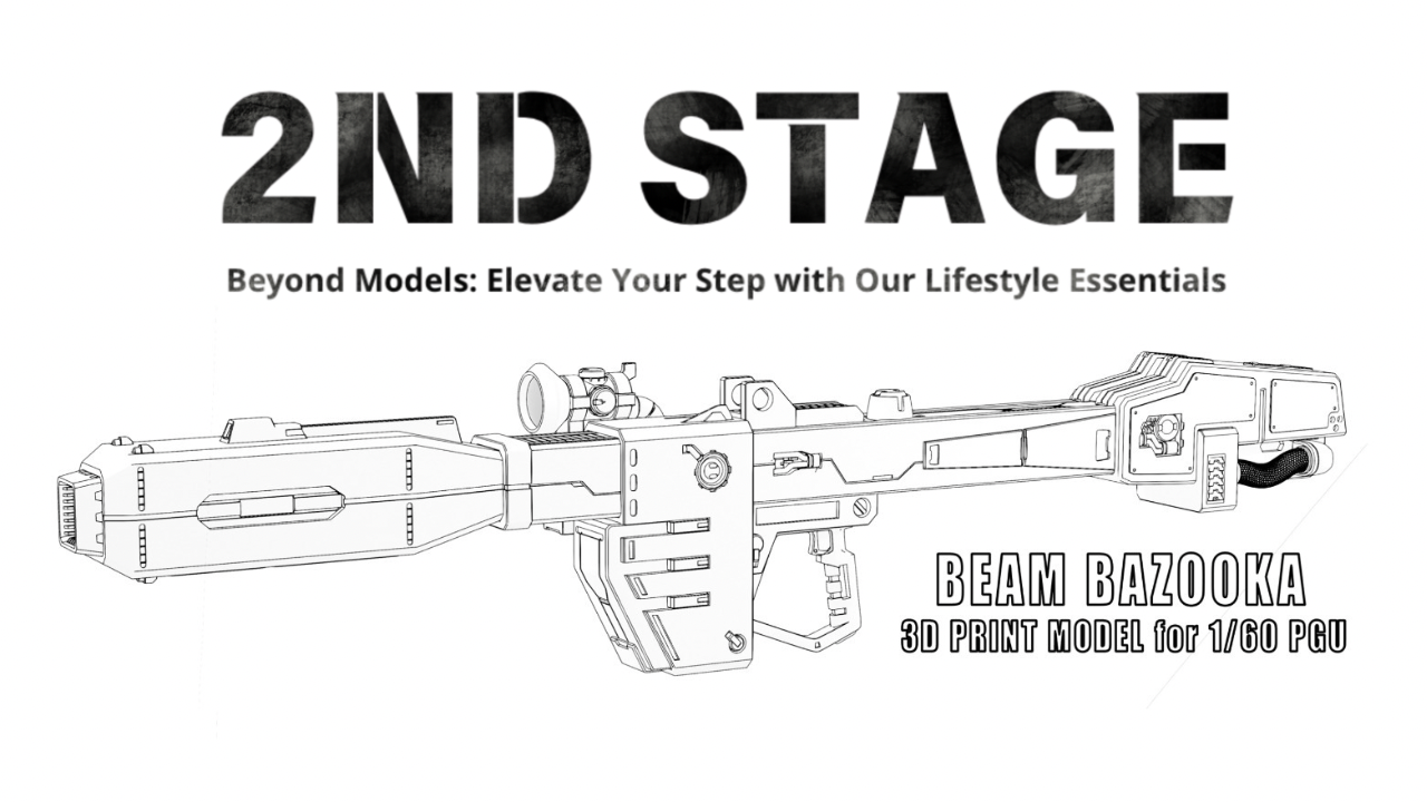 預訂 2nd Stage 1/60 BEAM BAZOOKA For PGU 78
