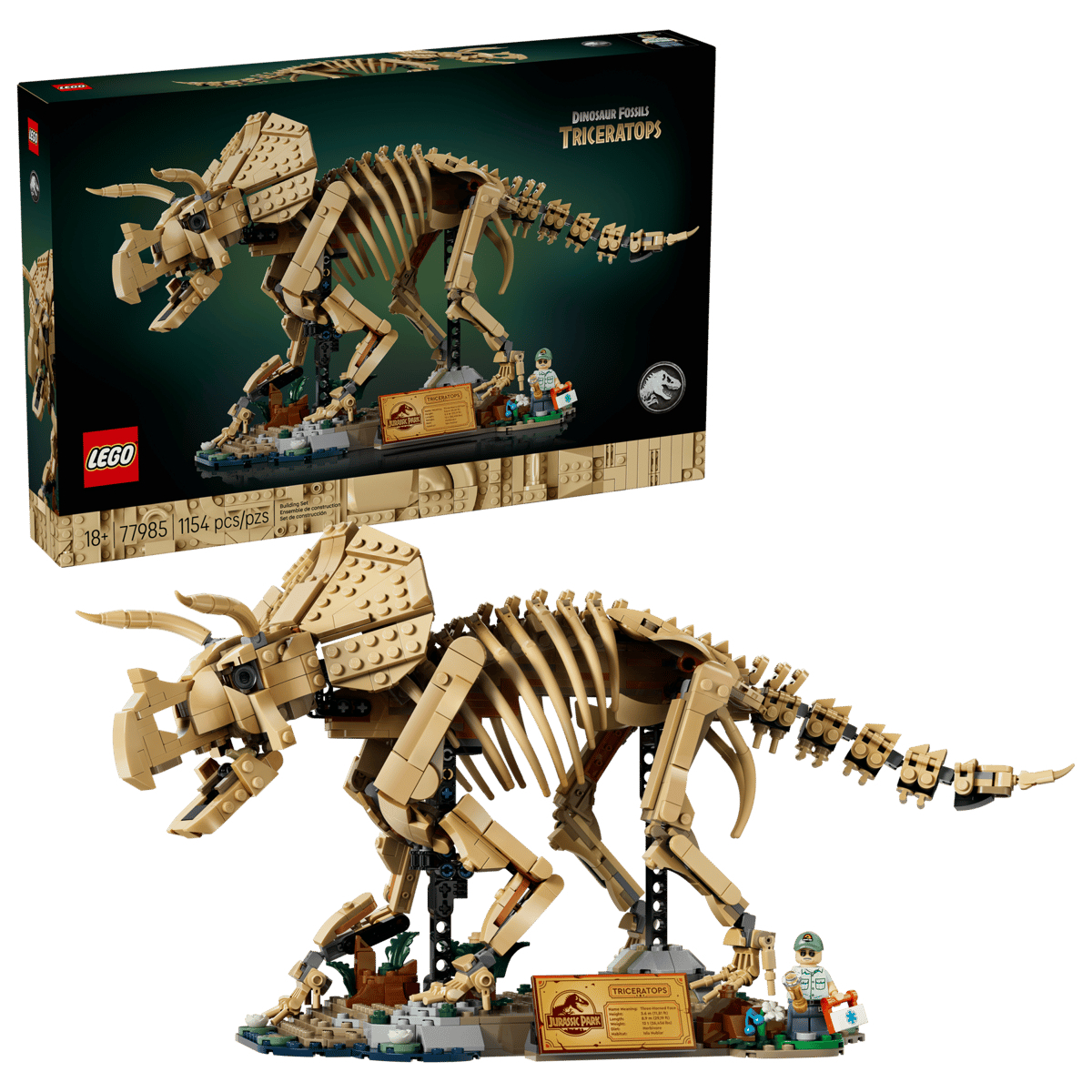 LEGO 77985 恐龍化石：三角龍