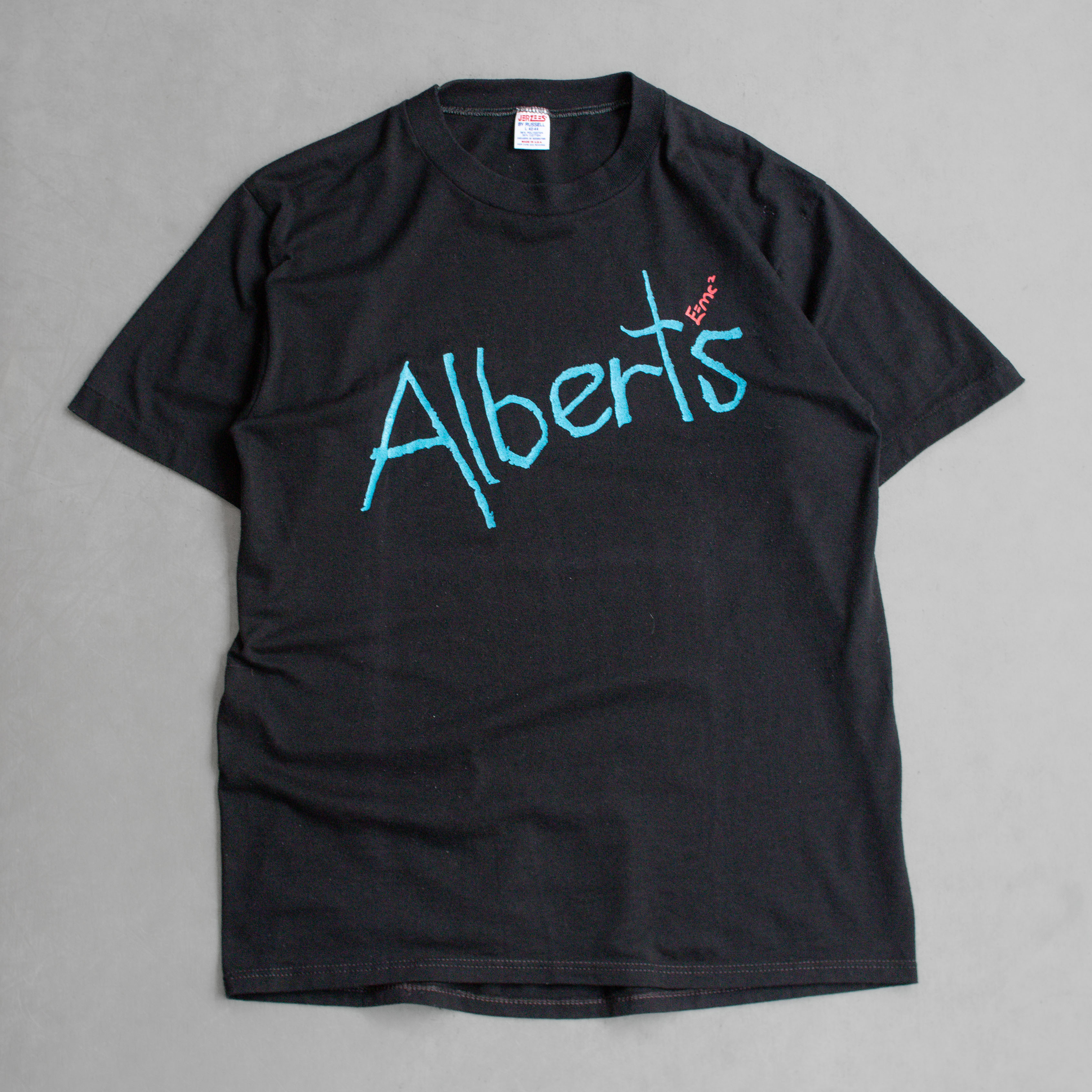 80S ALBERT EINSTEIN TEE 美國製 亞伯 愛因斯坦 黑色 短袖 T恤