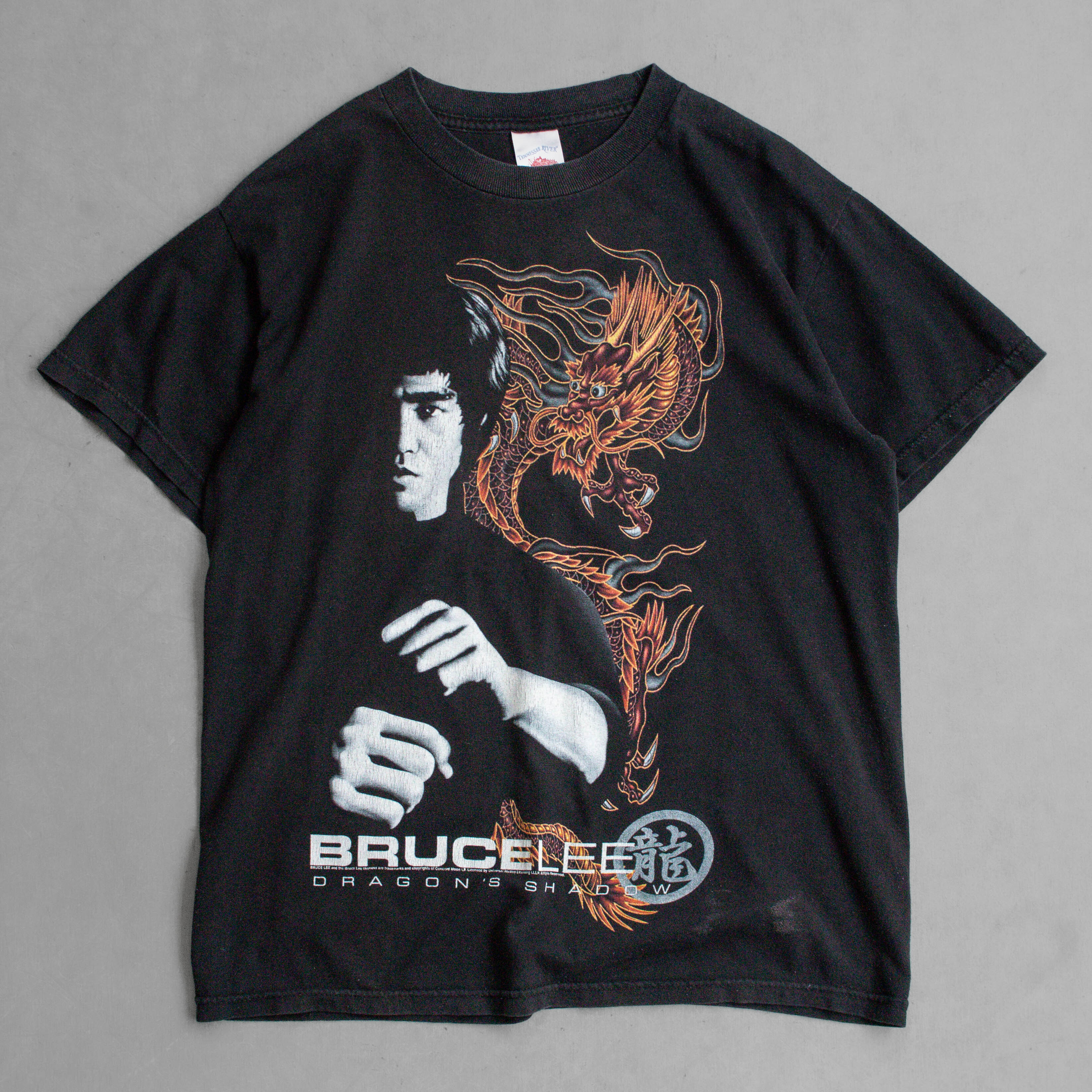 90S BRUCE LEE TEE 墨西哥製 李小龍 黑色 短袖 T恤