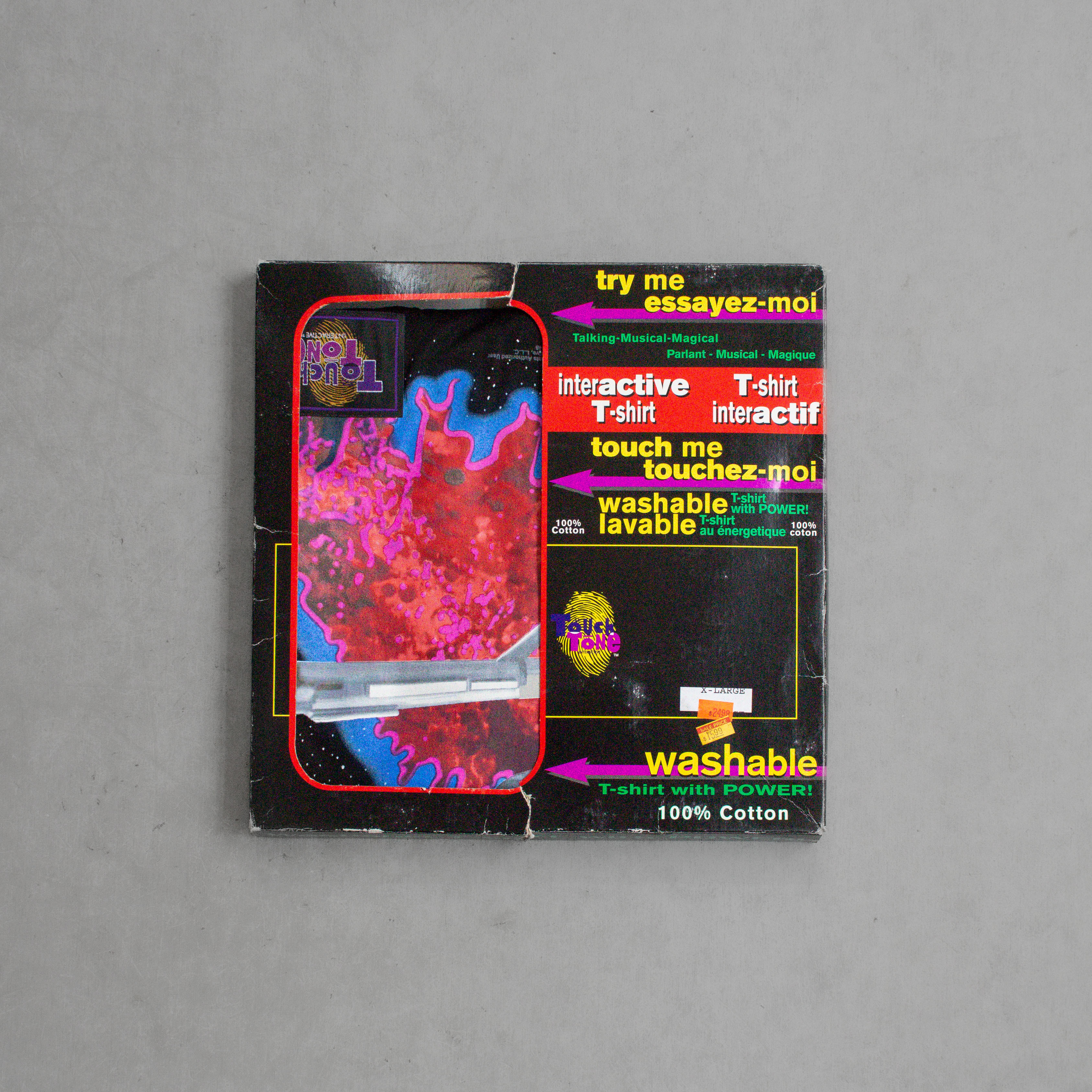 90S STAR TREK TOUCH TONE TEE 美國製 星際爭霸戰 有聲 黑色 短袖 T恤