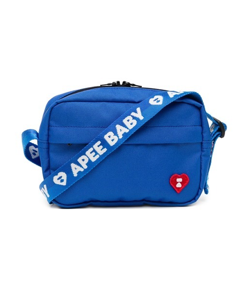 APEE HEART BADGE CROSSBODY MINI BAG #1  BAPE AAPE 品牌支線系列 猿人 愛心 小側包 3色