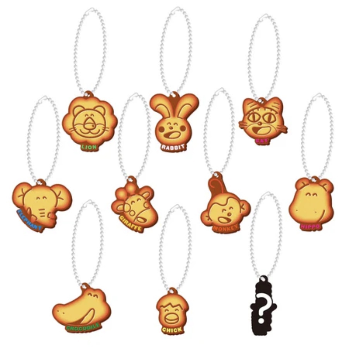 【POPUP】JP 愉快動物餅 木製餅餅吊飾 盲抽 3879 TK260531