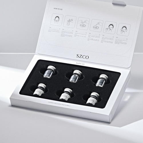 SZCO 膠原肉毒肽貼骨面膜 (凍乾膠原片x3 + 肉毒肽激活液 x3) (EXP:2028.06)