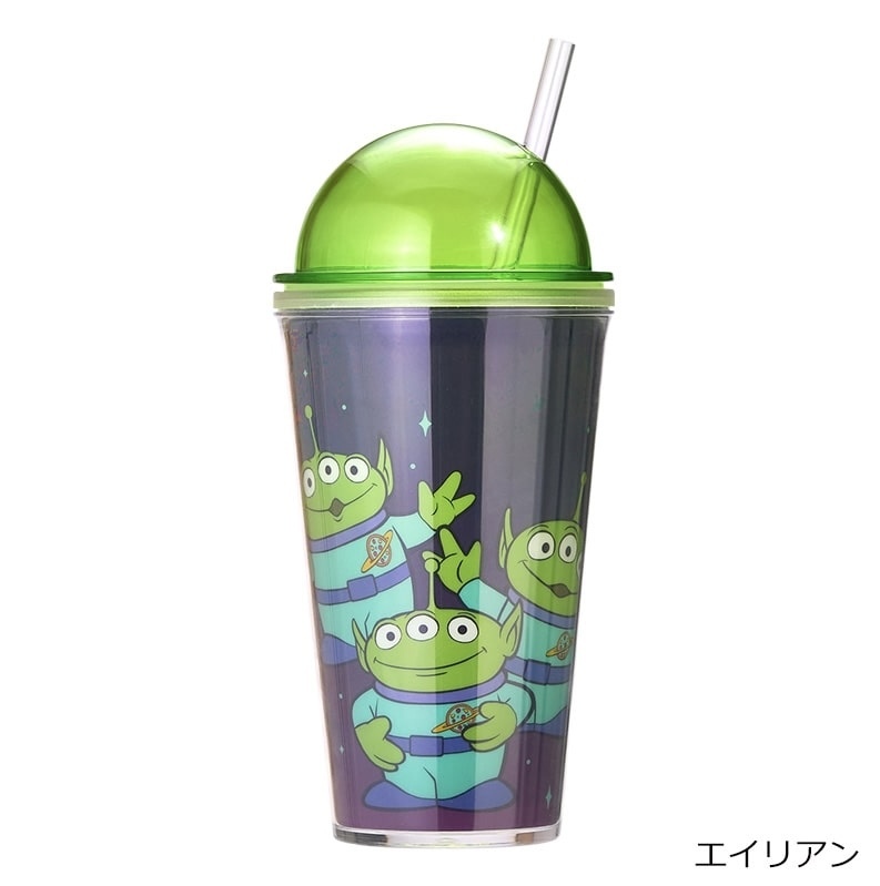 JP 三眼仔 深藍色飲品杯連飲管 6778 TK260531