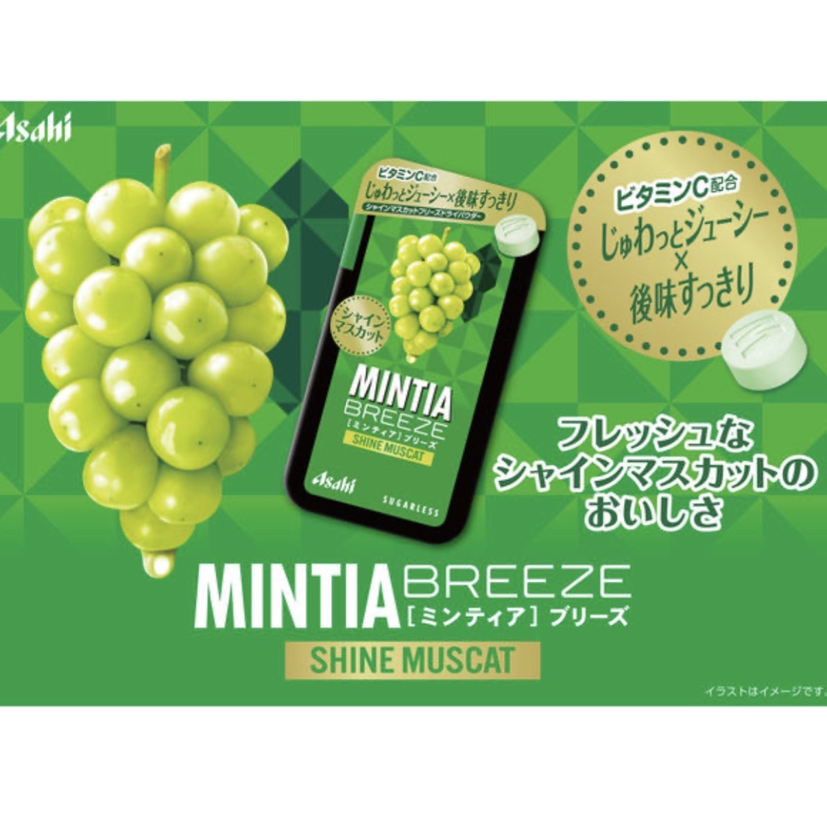 JP MINTIA 香印提子風味薄荷糖 30粒 1720 TK260531
