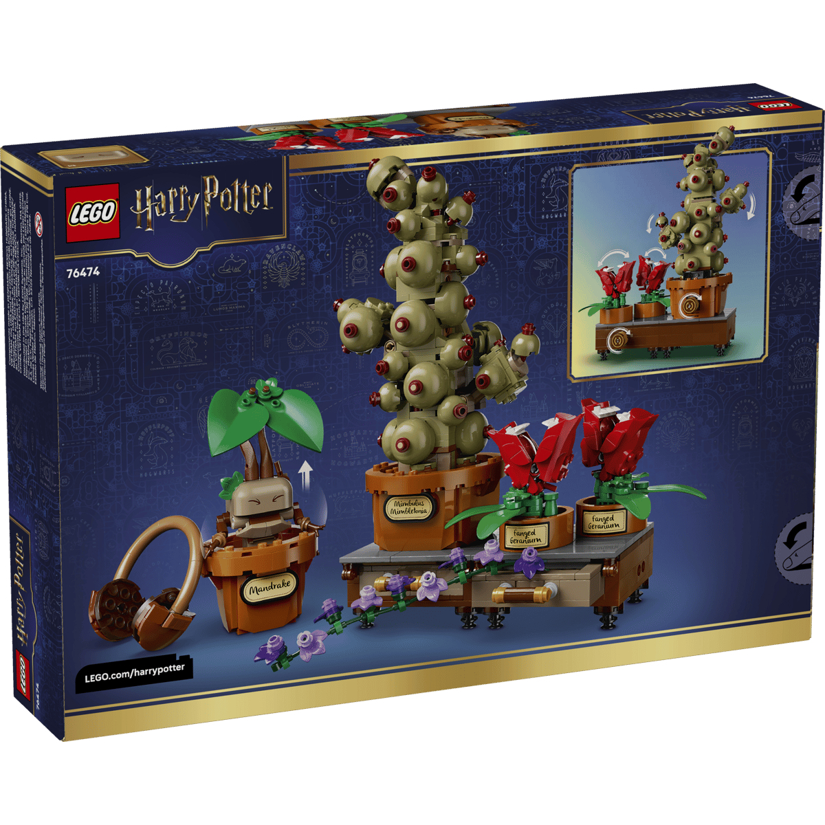 LEGO 76474 霍格華茲™ 藥草學植物