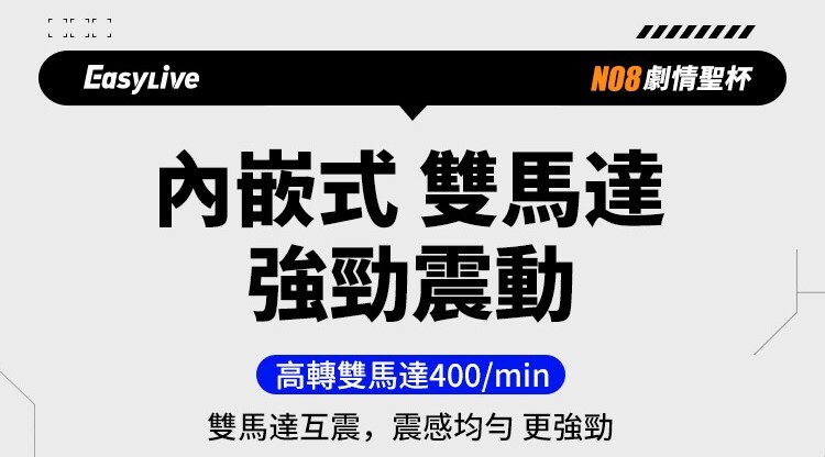 EasyLive NO8 手機遙控 迴旋伸縮電動飛機杯 電動自慰杯