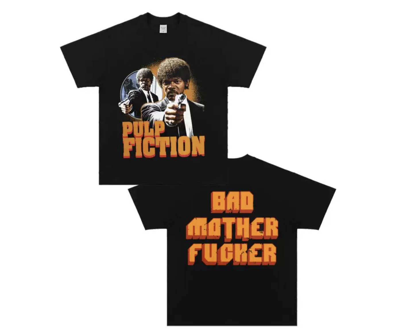 Pulp Fiction - 黑色追緝令經典圖案短T