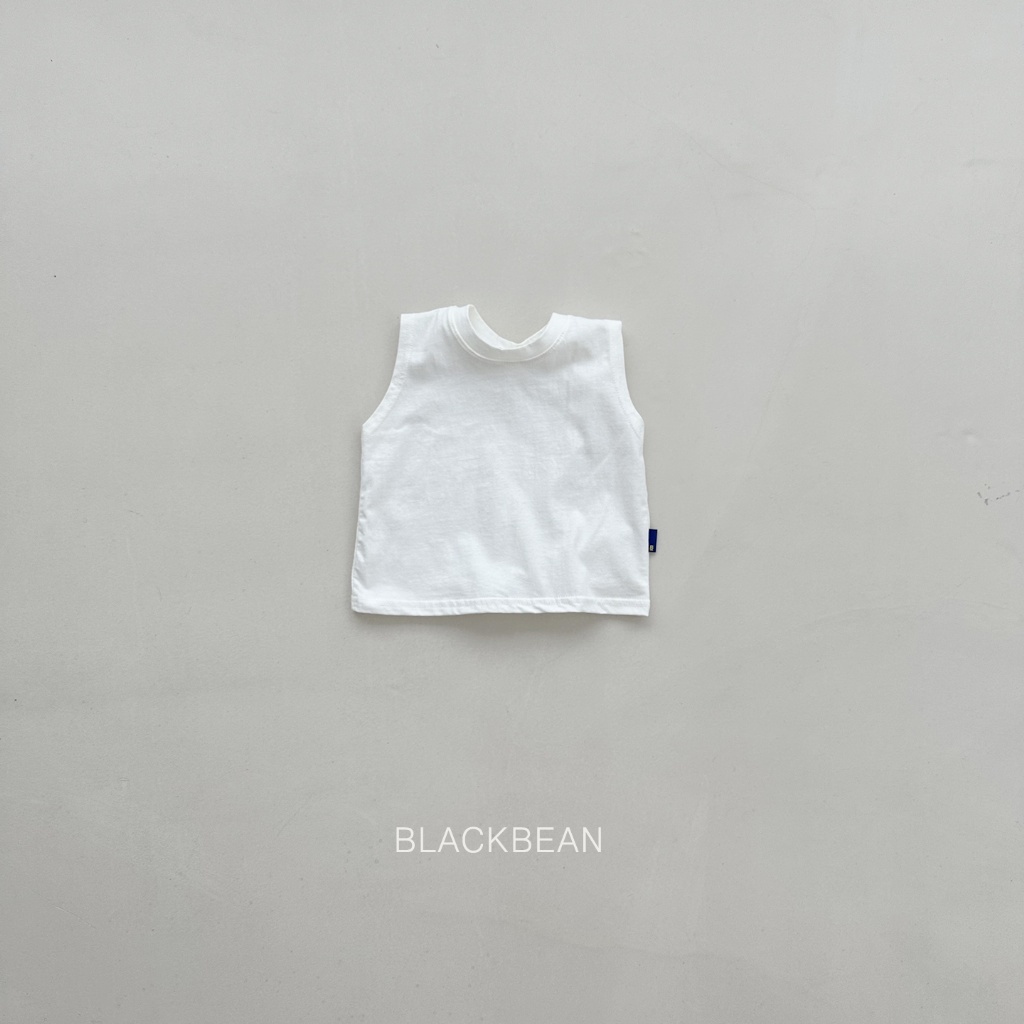 正韓夏BLACKBEAN 嫩嬰/小童兩色經典實穿黑白背心