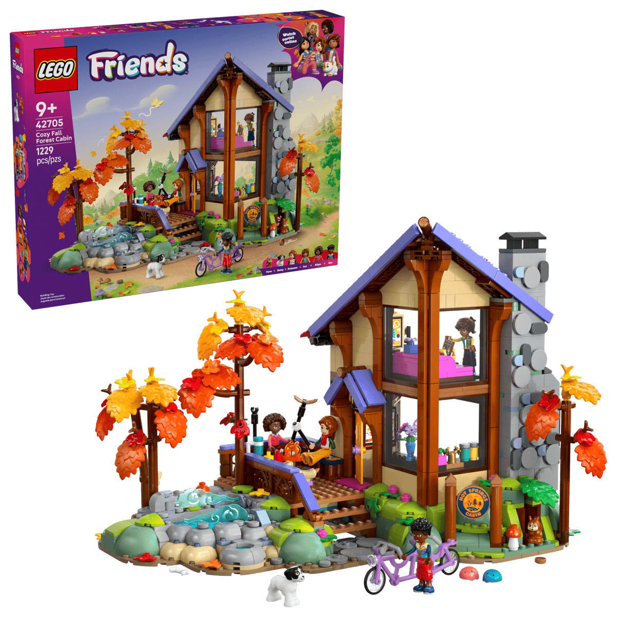 LEGO 42705 溫馨秋季森林小屋