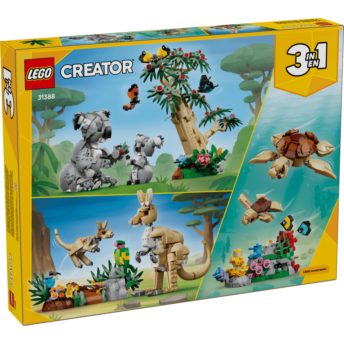 LEGO 31388 野生動物：無尾熊家族