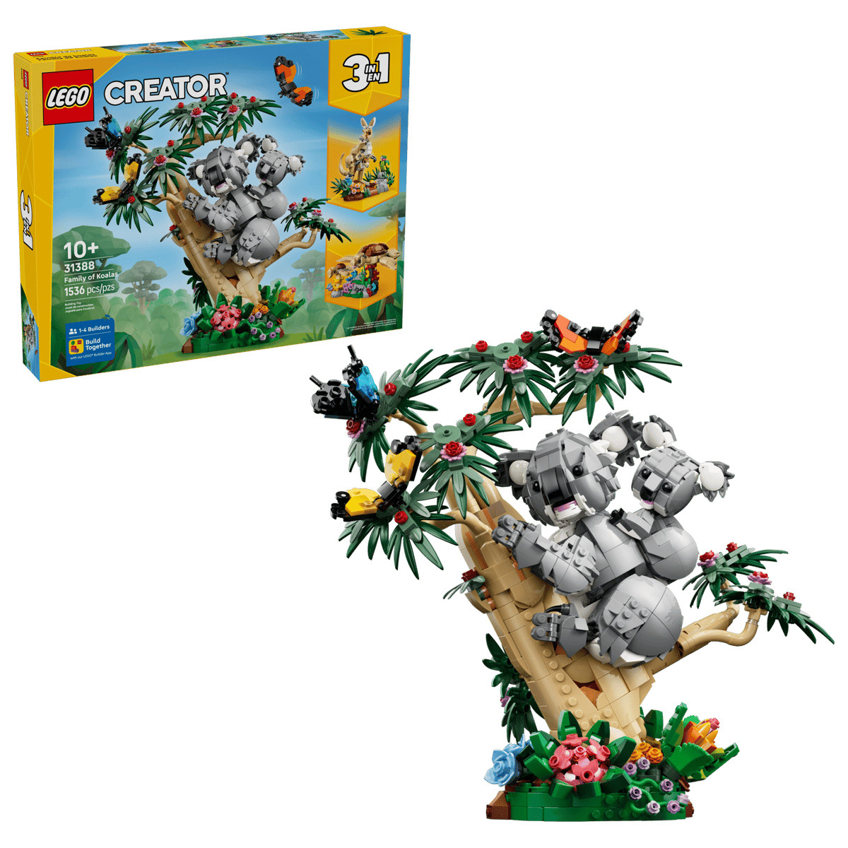 LEGO 31388 野生動物：無尾熊家族