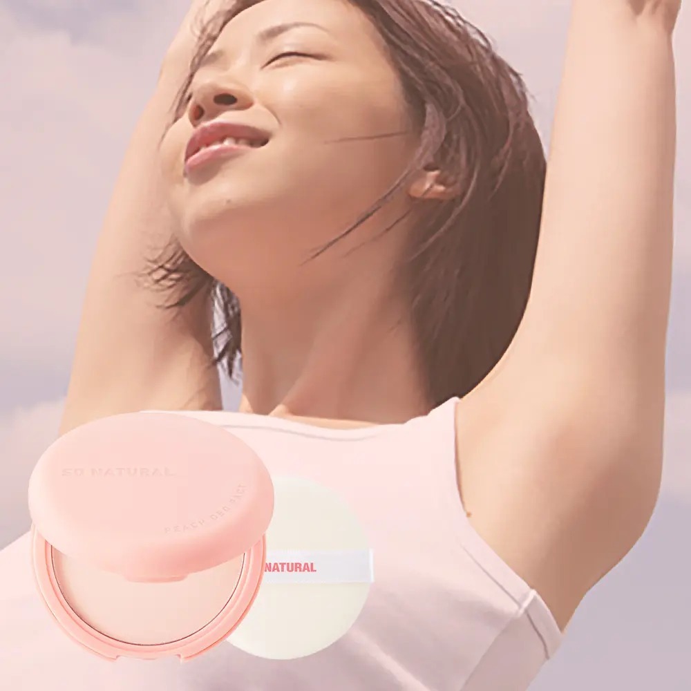[ so natural ] Powder4room Peach Deo Pact