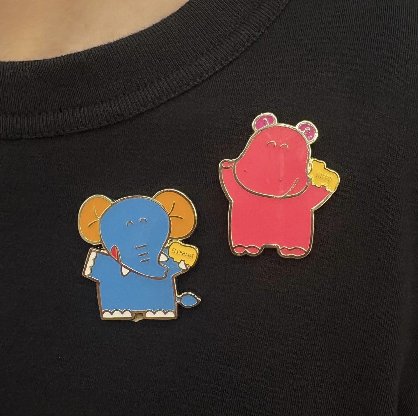 【POPUP】JP 愉快動物餅 金屬扣針盲抽 3862 TK260531