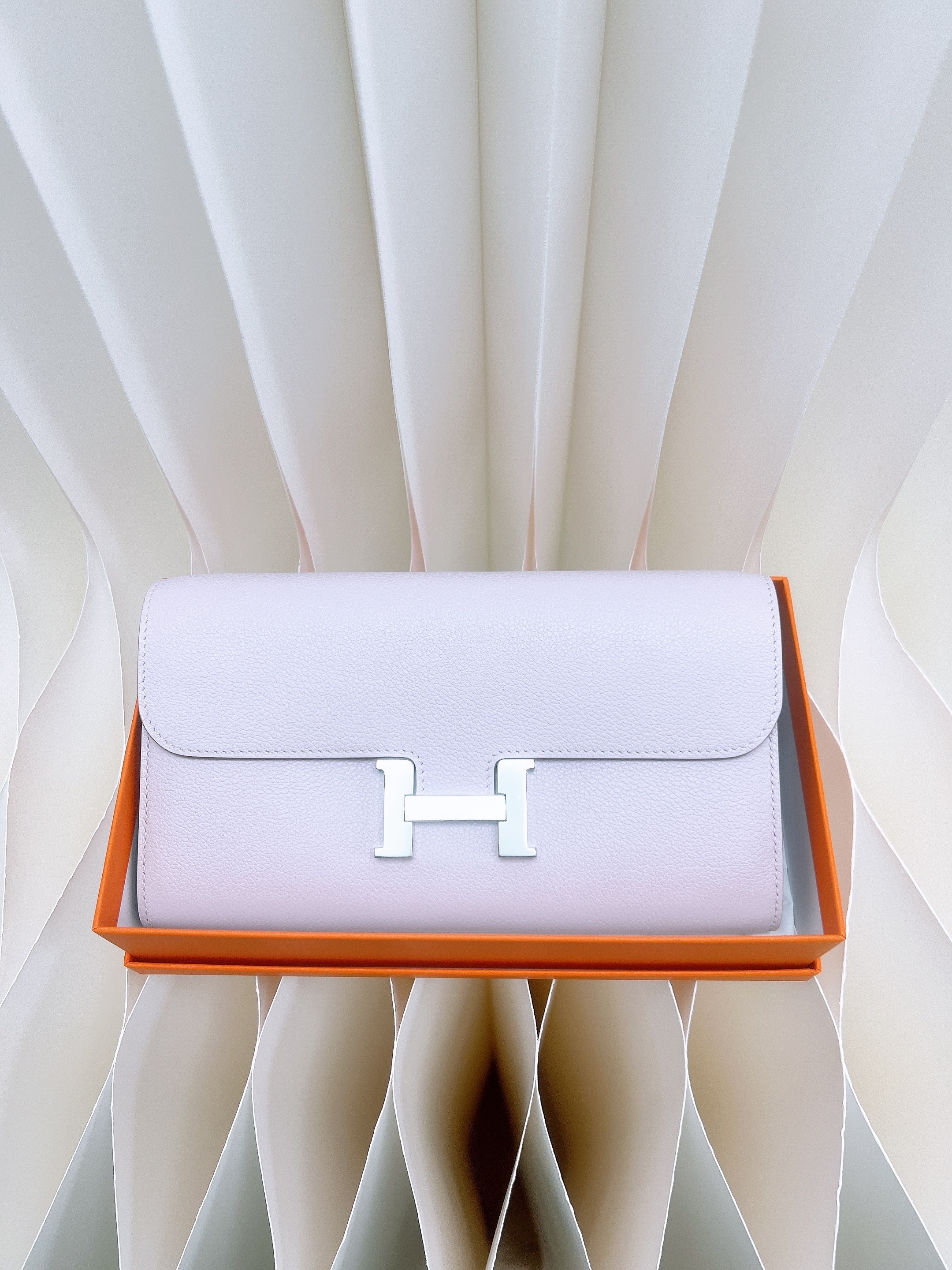 *Unused* Hermes constance to go (mauve pale phw/ stamp w)