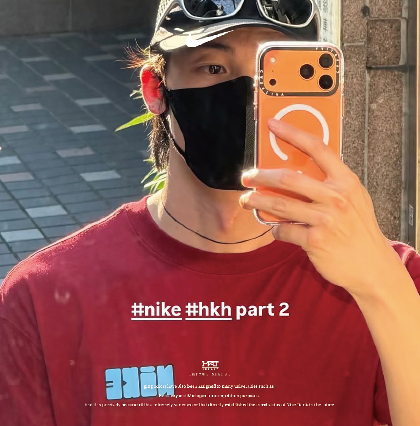 Nike 許光漢 聯名款 HKH 服飾系列 短袖 鴨舌帽