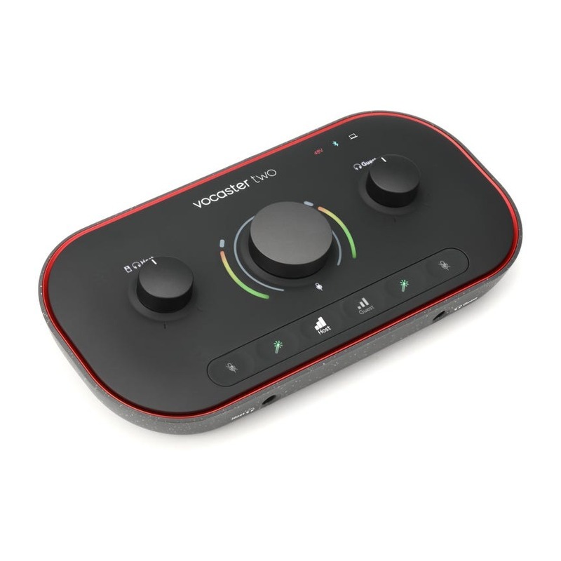 Focusrite Vocaster Two｜雙人播客錄音介面