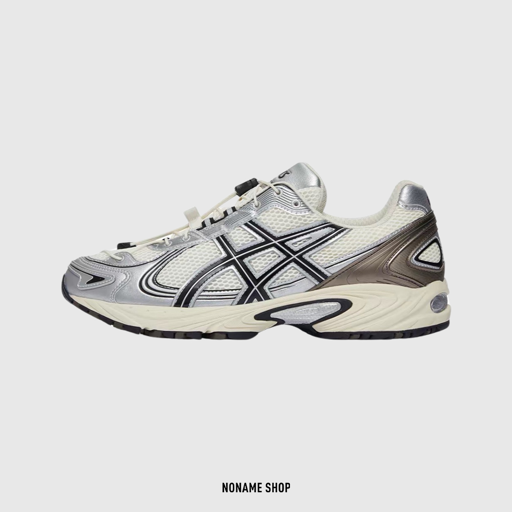 ASICS GEL-KAHANA TR V4 戶外機能 抽繩鞋帶 復古 運動 金屬奶油銀 (男/女同款)