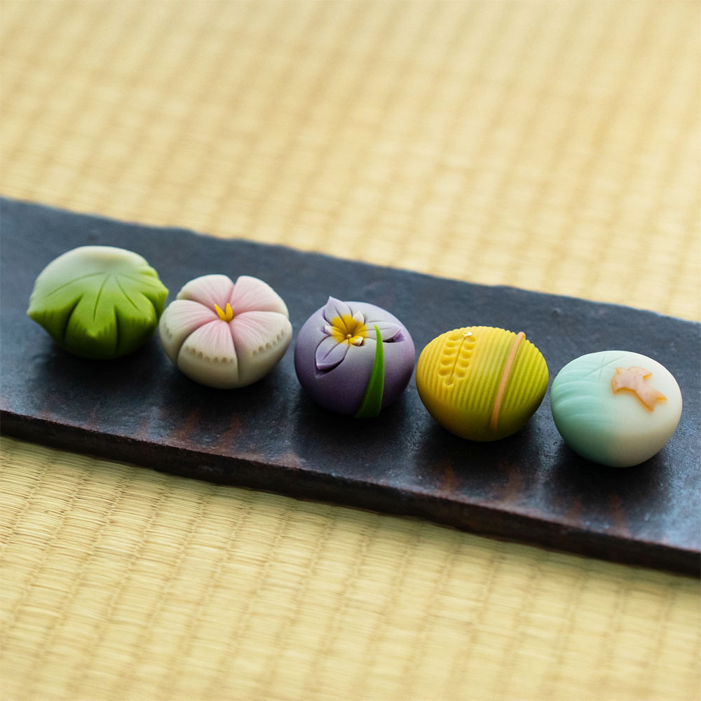 夏季和菓子禮盒「青時雨」