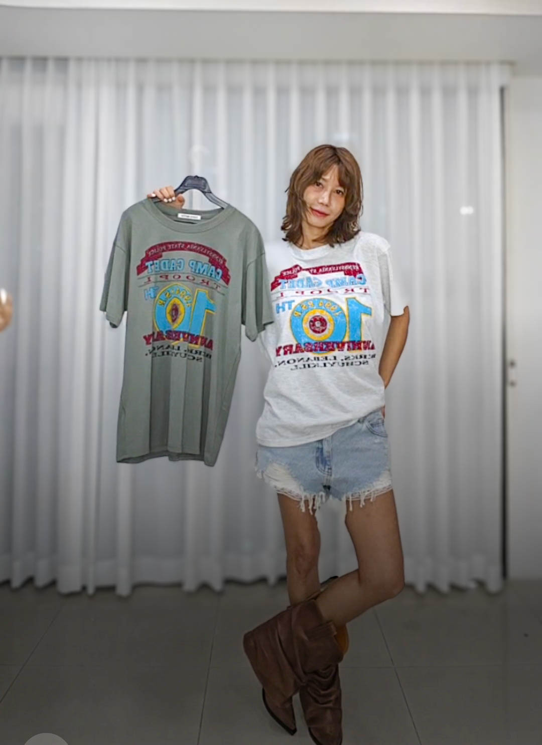 🎈K2857  ▶️10復古T 👉B:108cm L:71cm