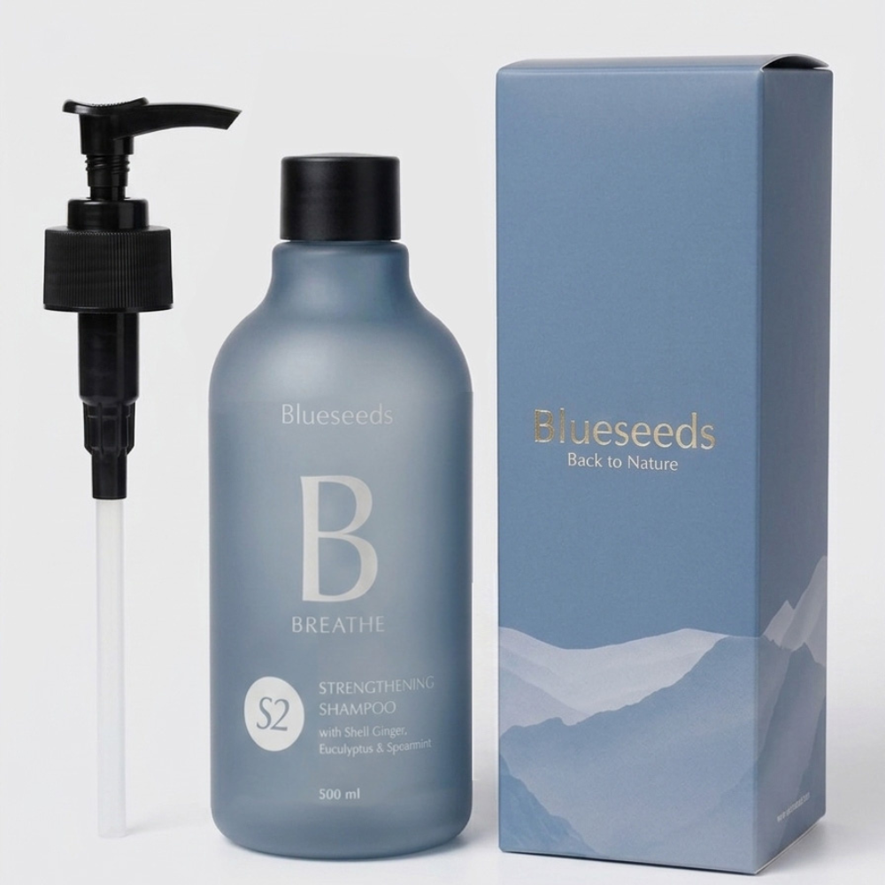 【新裝上市】S2 月桃尤加利葉薄荷強健洗髮露 500ml / 100ml｜中油性適用