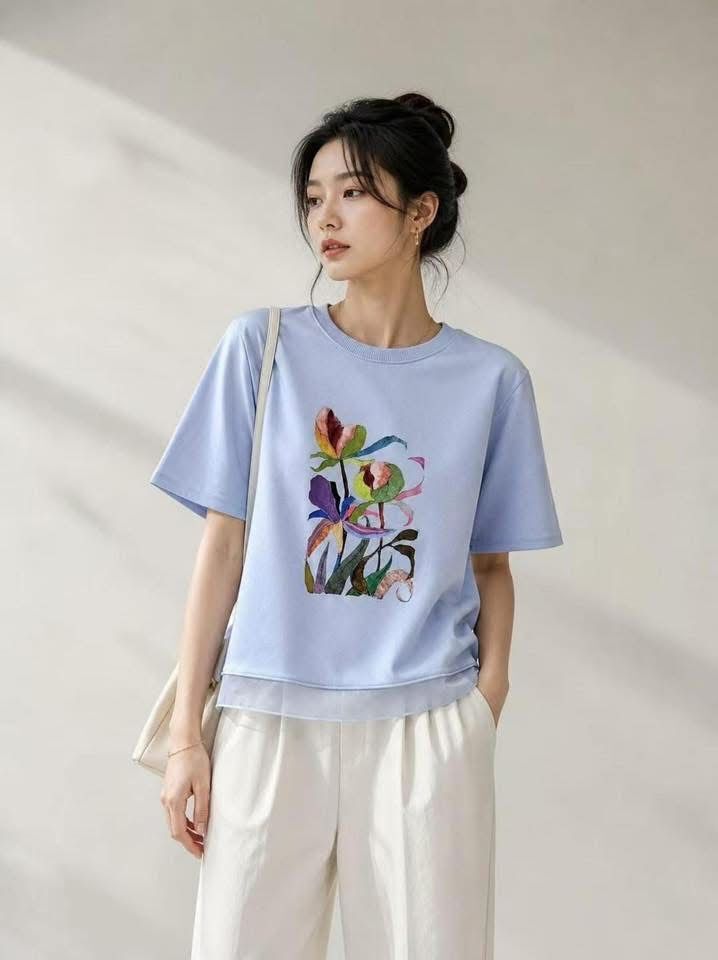 Ogam牌子花圖案top
