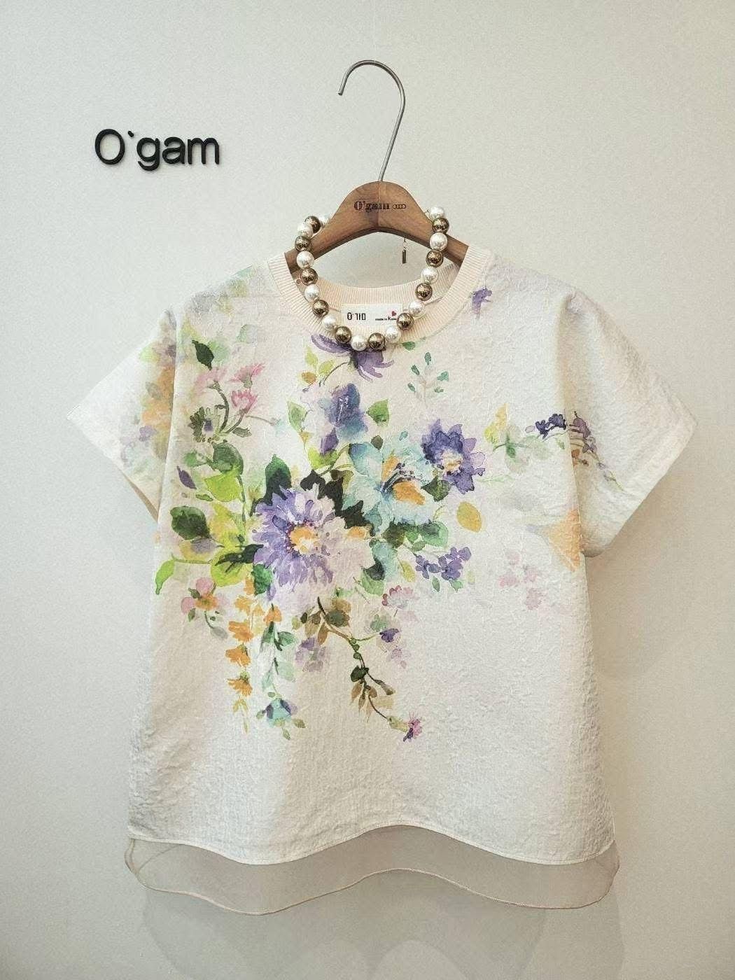 ogam牌子花圖案top