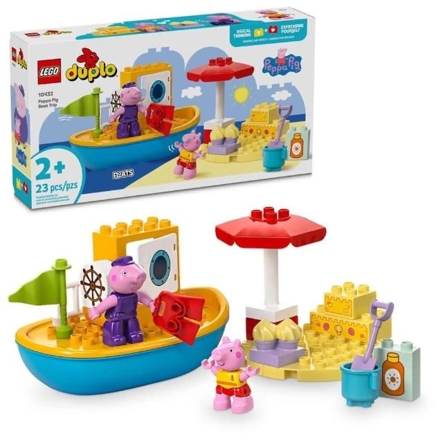 【玩具研究中心】LEGO 樂高 Duplo 佩佩豬的乘船之旅 10432