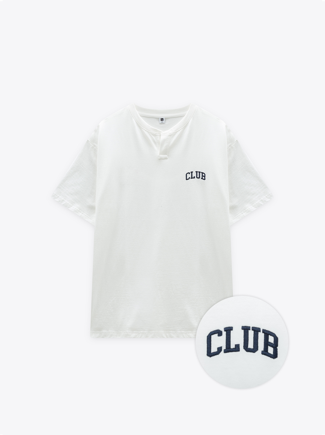 【期間限定】休閒繡花短TEE