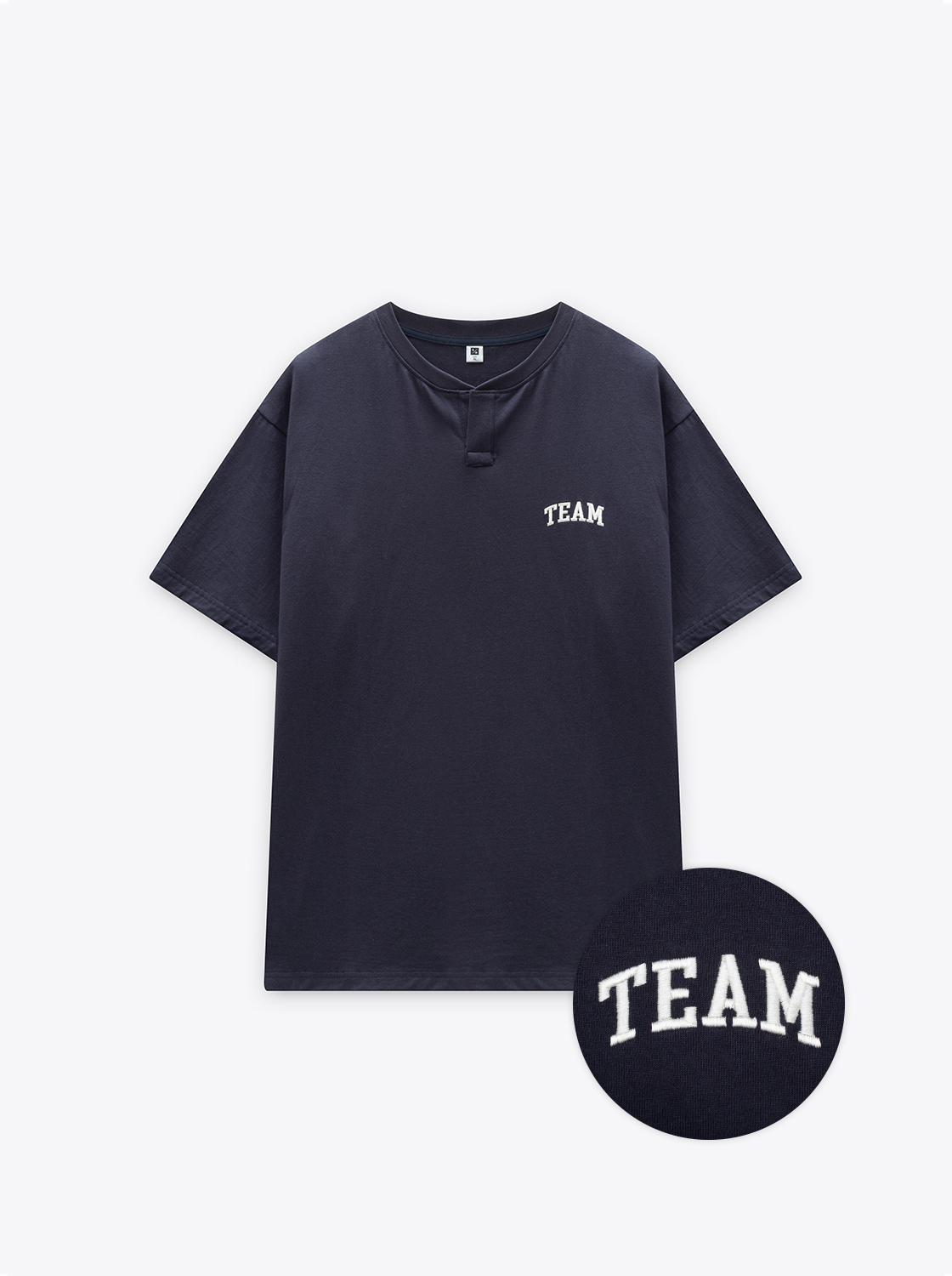 【期間限定】休閒繡花短TEE