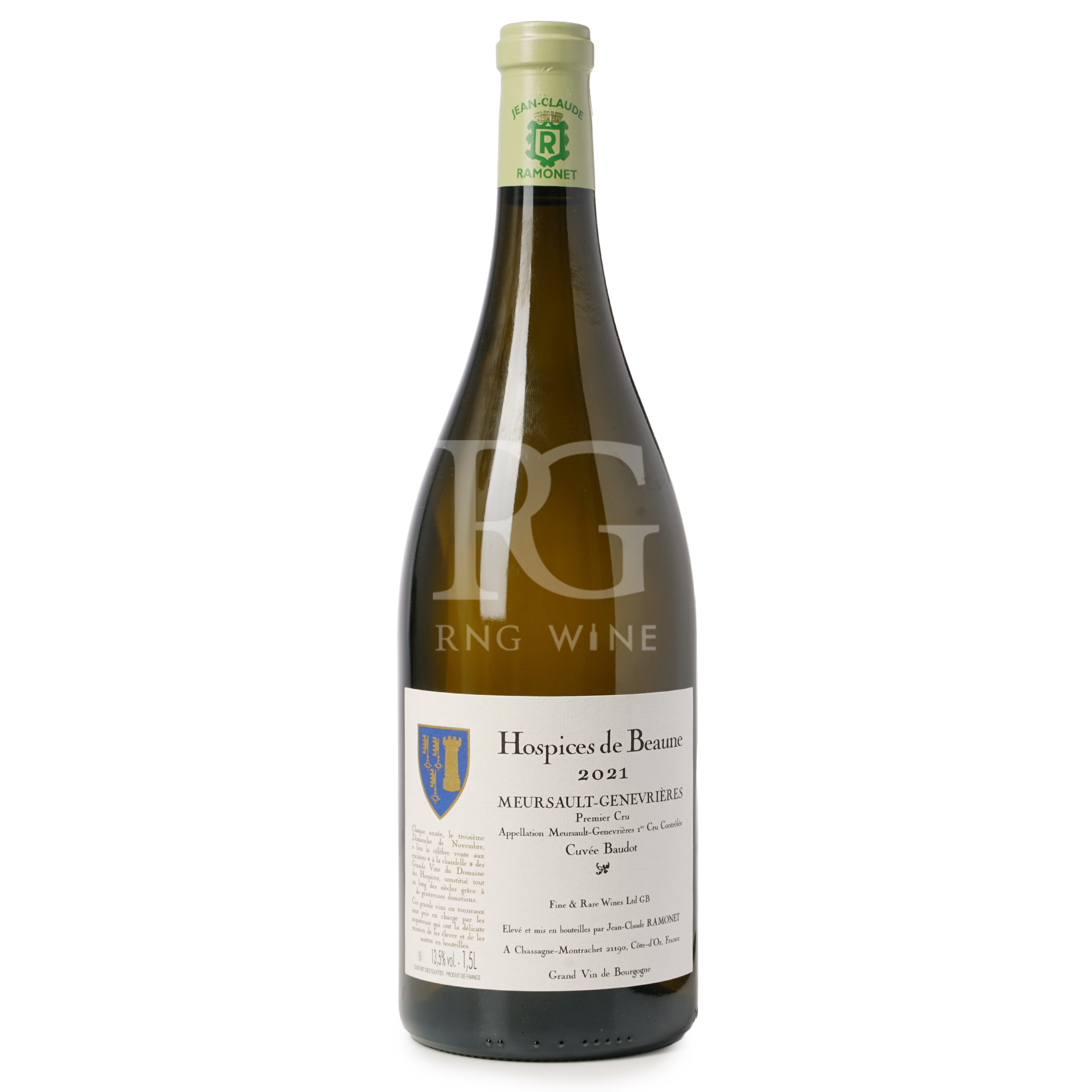 Hospices de Beaune (Jean-Claude Ramonet) Meursault 1er Cru Les Genevrieres Cuvee Baudot 2021 (1500ml)