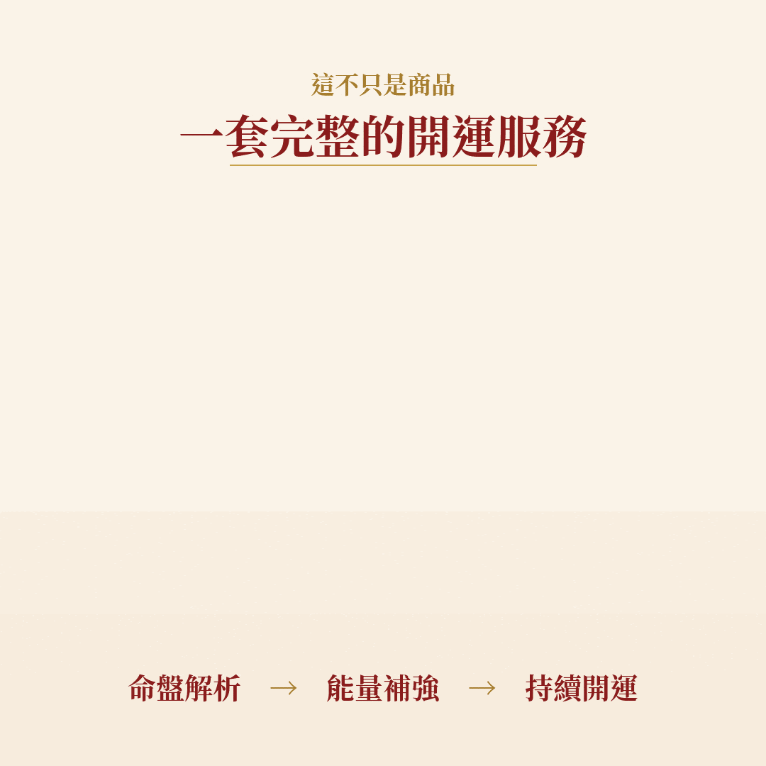 一套完整服務：命書＋手繩＋法師唸讀疏文
