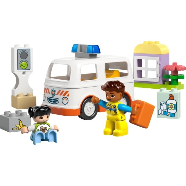 【玩具研究中心】LEGO 樂高 Duplo 救護車和駕駛員 10447