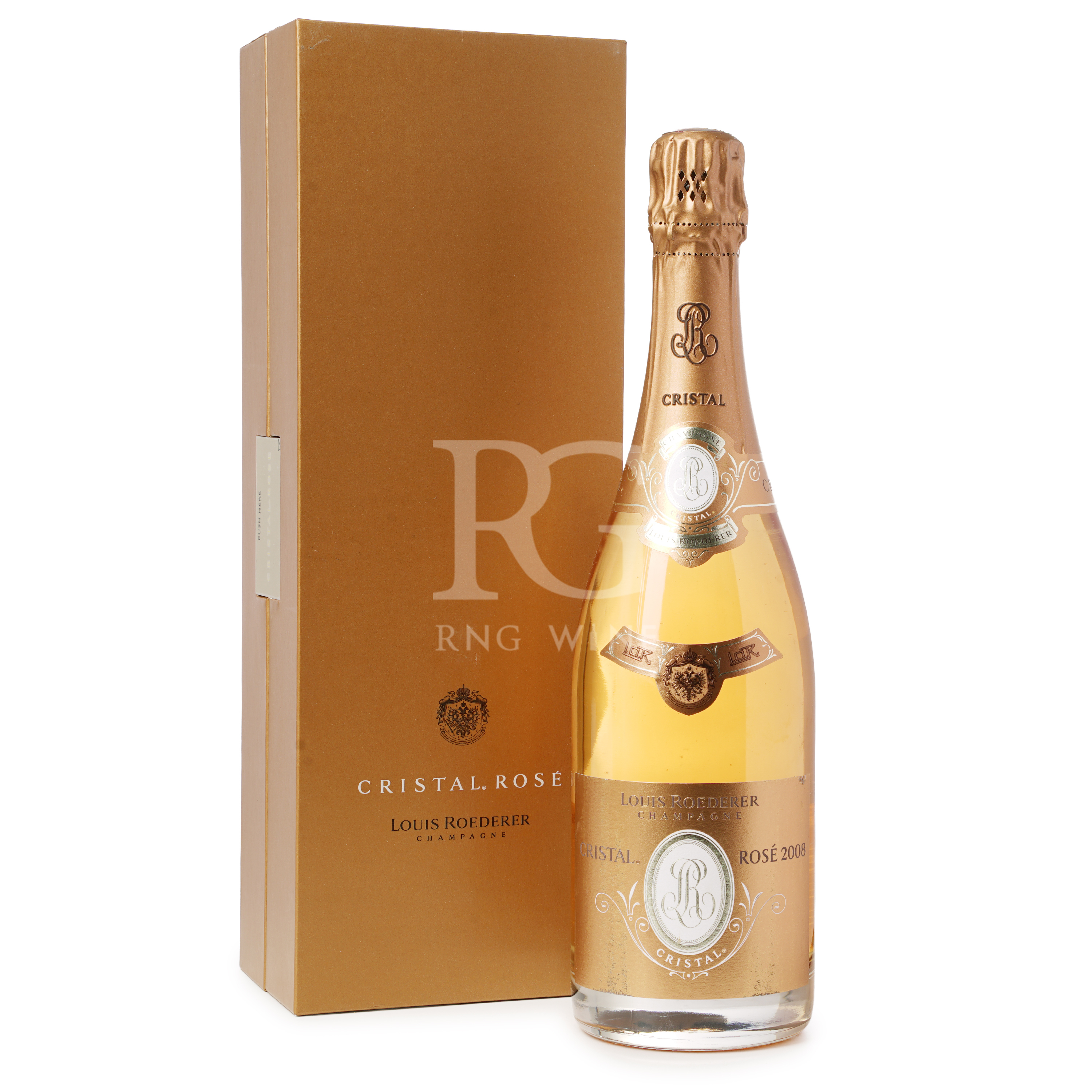Louis Roederer Cristal Brut Rose Millesime 2008 (RP100) (Gift Box)