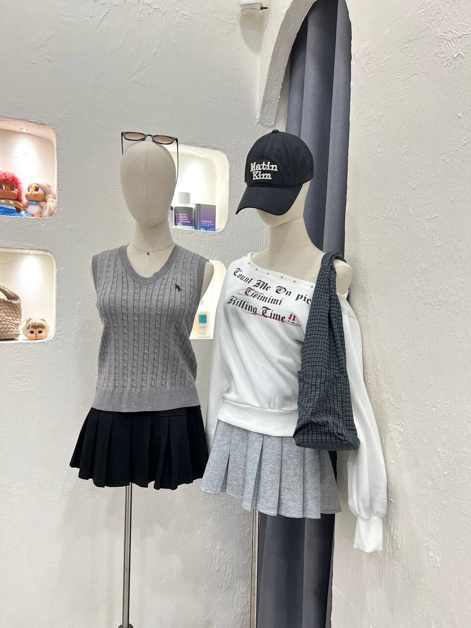 Cotton Pleated Skort