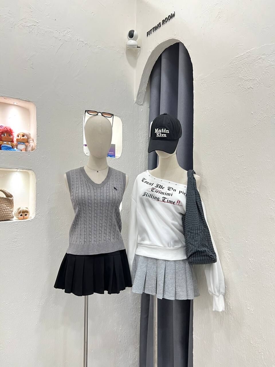 Cotton Pleated Skort