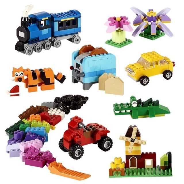 【玩具研究中心】LEGO 樂高 Duplo 綠樂高中型創意拼砌盒桶 10696