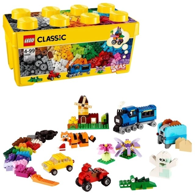 【玩具研究中心】LEGO 樂高 Duplo 綠樂高中型創意拼砌盒桶 10696
