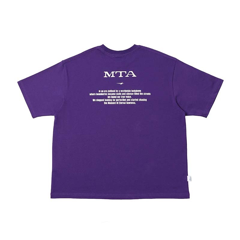 MTA LogoTeeth Boxy Tee 牙齒 短袖 紫色 MTA-19 [台灣現貨]
